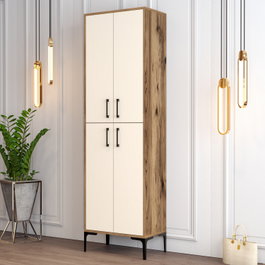 Hanah Home Zapatero Berlin A - Nogal y Crema